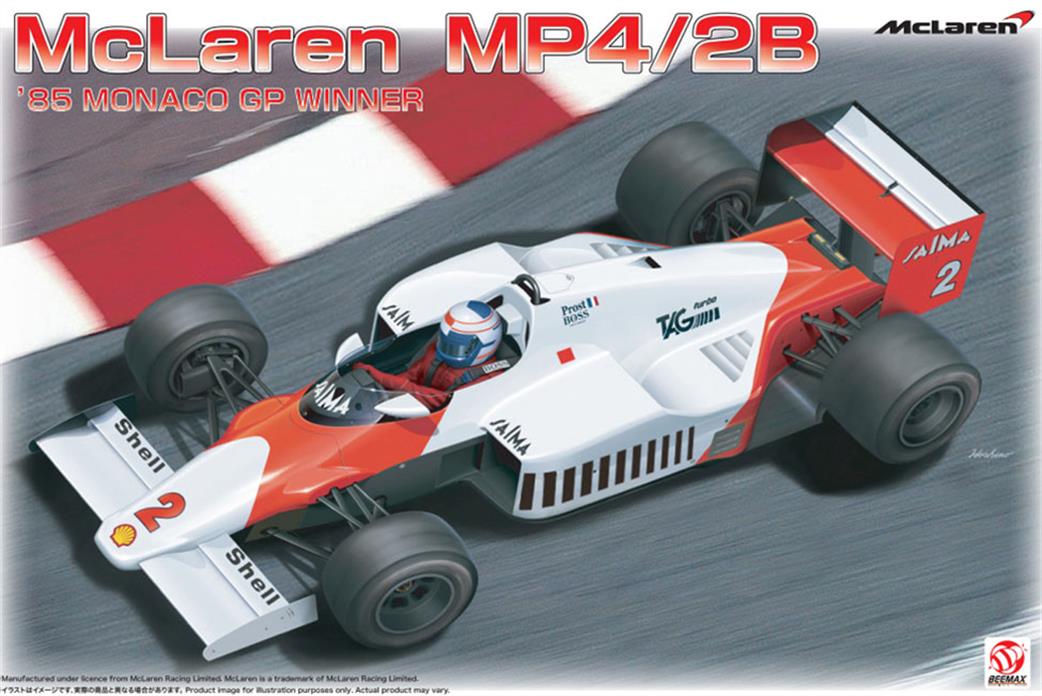Beemax 1/24 BX20001 McLaren Mp4/2b Formula One Race Car Kit