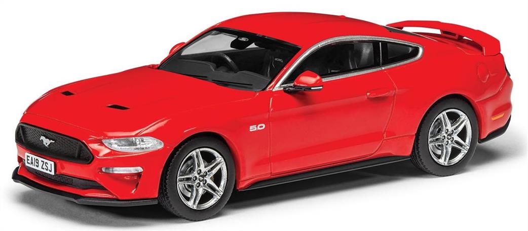 Corgi 1/43 VA15503 Ford Mustang Mk6 GT Fastback Race Red Diecast Car Model