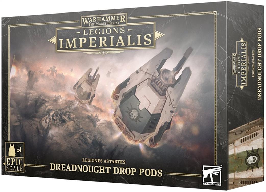 Games Workshop  03-09 Legions Imperialis Dreadnought Drop Pods