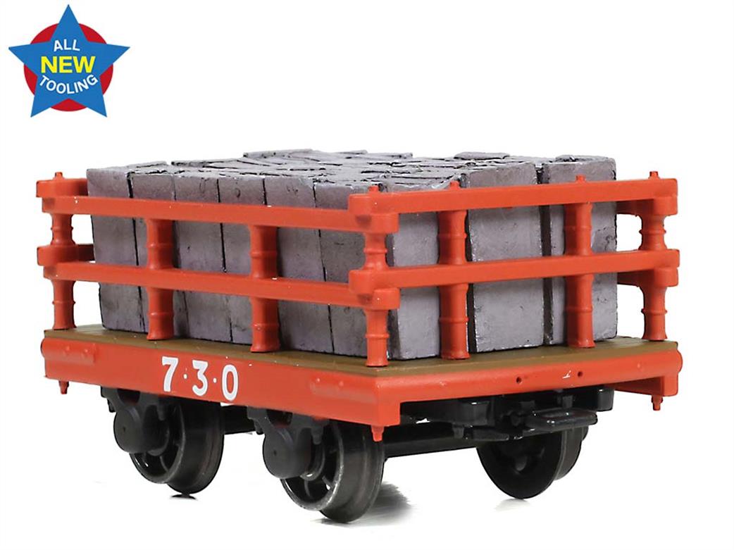 Bachmann O-16.5 73-028A Narrow Gauge Slate Wagon Red