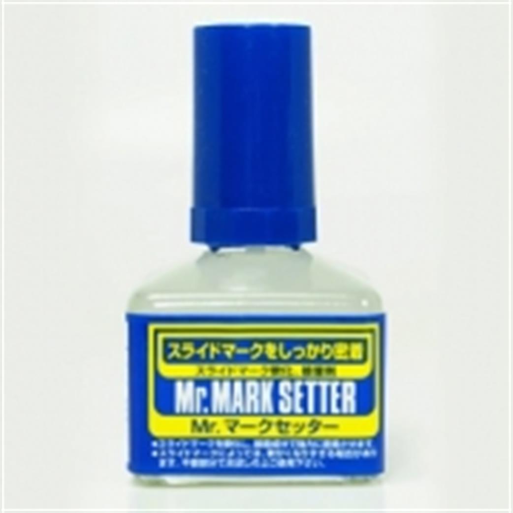 Gunze Sangyo  MS232 Mr Mark Setter  Decal Solution 40ml glass Bottle New Formula