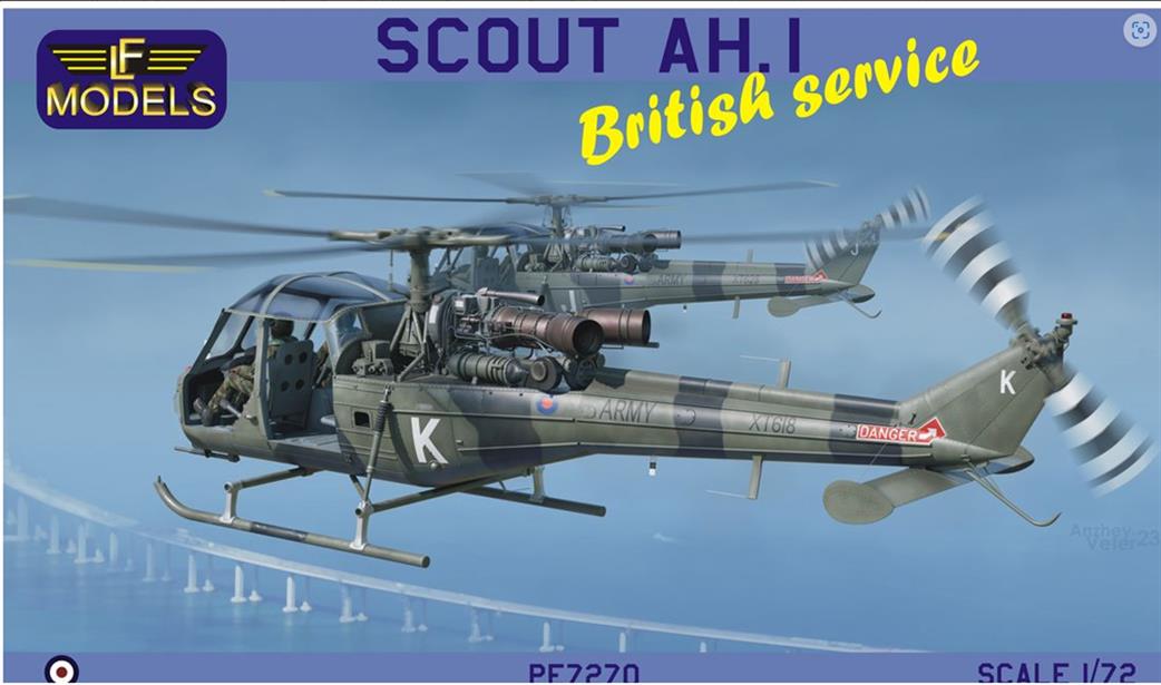 LF Models 1/72 PE7270 Westland Scout AH.1 Helicoper British Service Kit