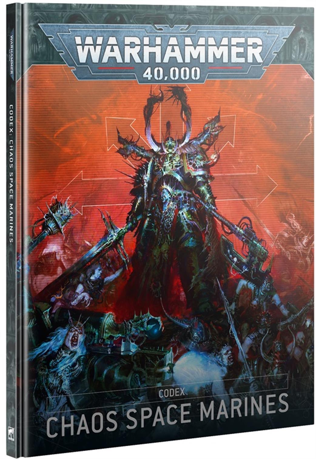 Games Workshop 60030102030 Chaos Space Marines Hardback 40K Codex 10th Edition Book