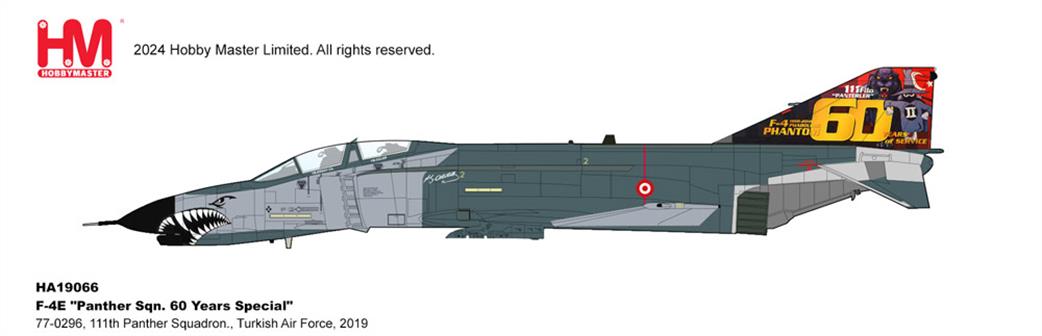 Hobby Master 1/72 HA19066 F-4F Phantom Panther Sqn. 60 Years Special Turkish AF