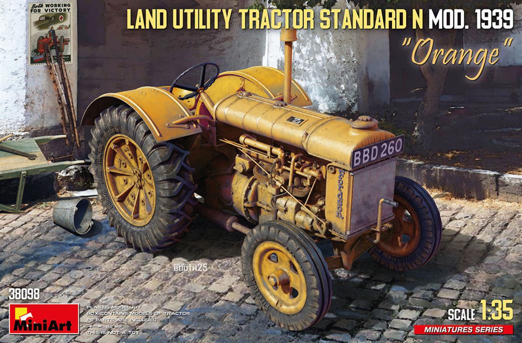 MiniArt 1/35 38098 Land Utility Tractor Standard N 1939 Plastic Kit