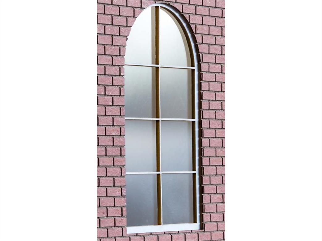 Dapol Kitmaster O Gauge 7C-001-002 Round Top Industrial Windows pack of 6