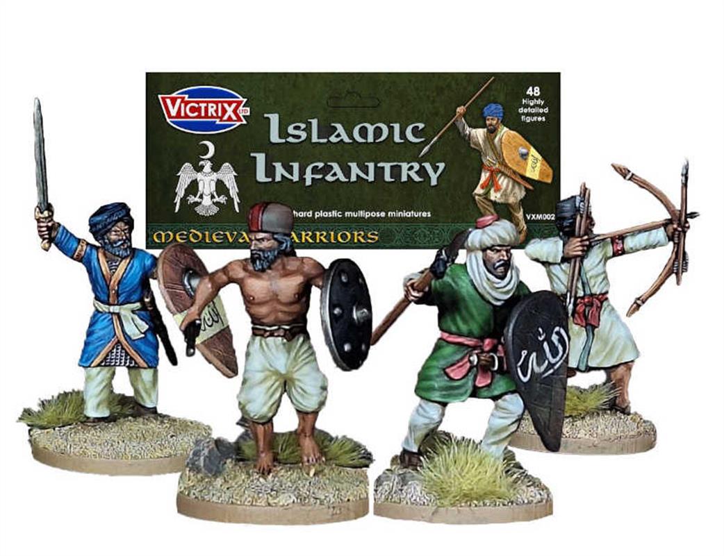 Victrix 28mm VXM002 Islamic Infantry 48 Hard Plastic Models Ready To Assemble And Paint
