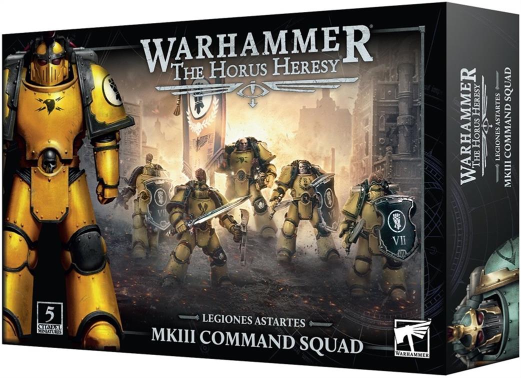 Games Workshop 25mm 31-86 Horus Heresy Legiones Astartes MKIII Command Squad