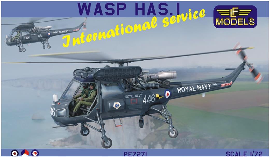 LF Models  PE7271 Westland Scout HAS.1 Helicopter International Service Kit