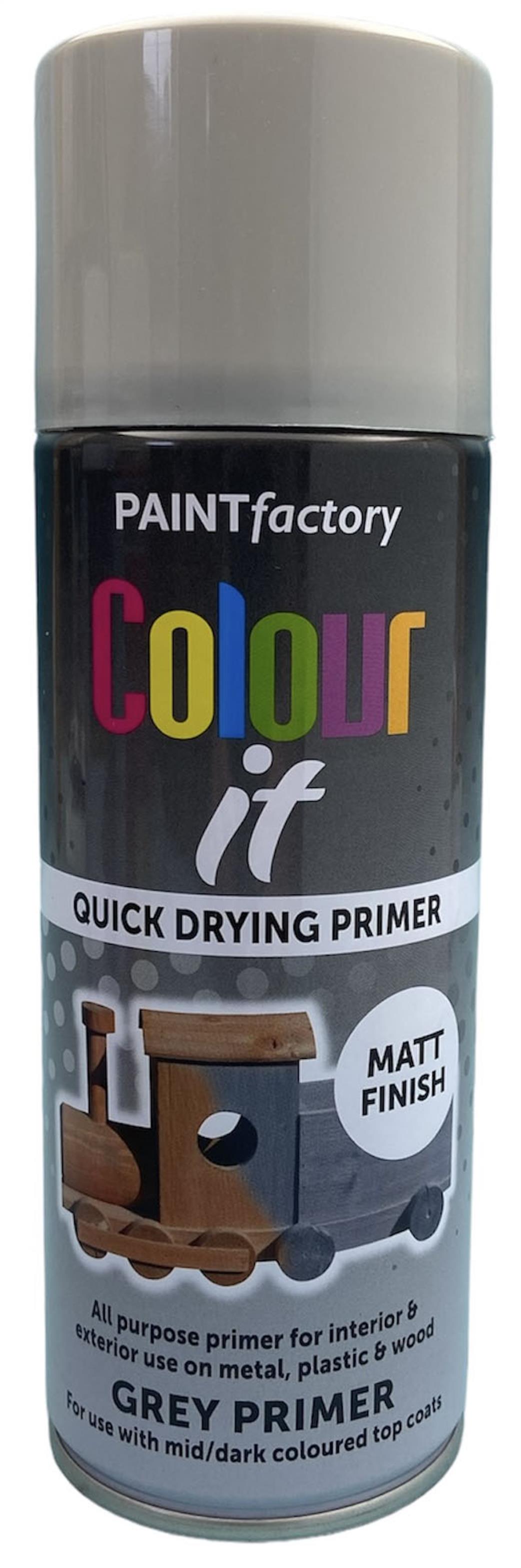 Paint Factory  1737PR Matt Grey Primer Spray Paint 400ml