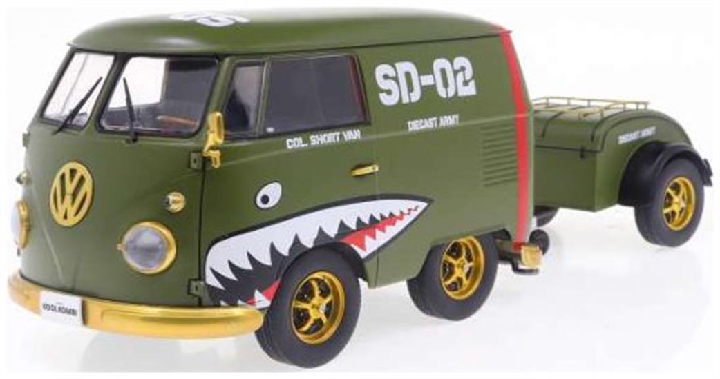 Solido 1/18 1810901 Kool Kombi Green 1950 Diecast Model