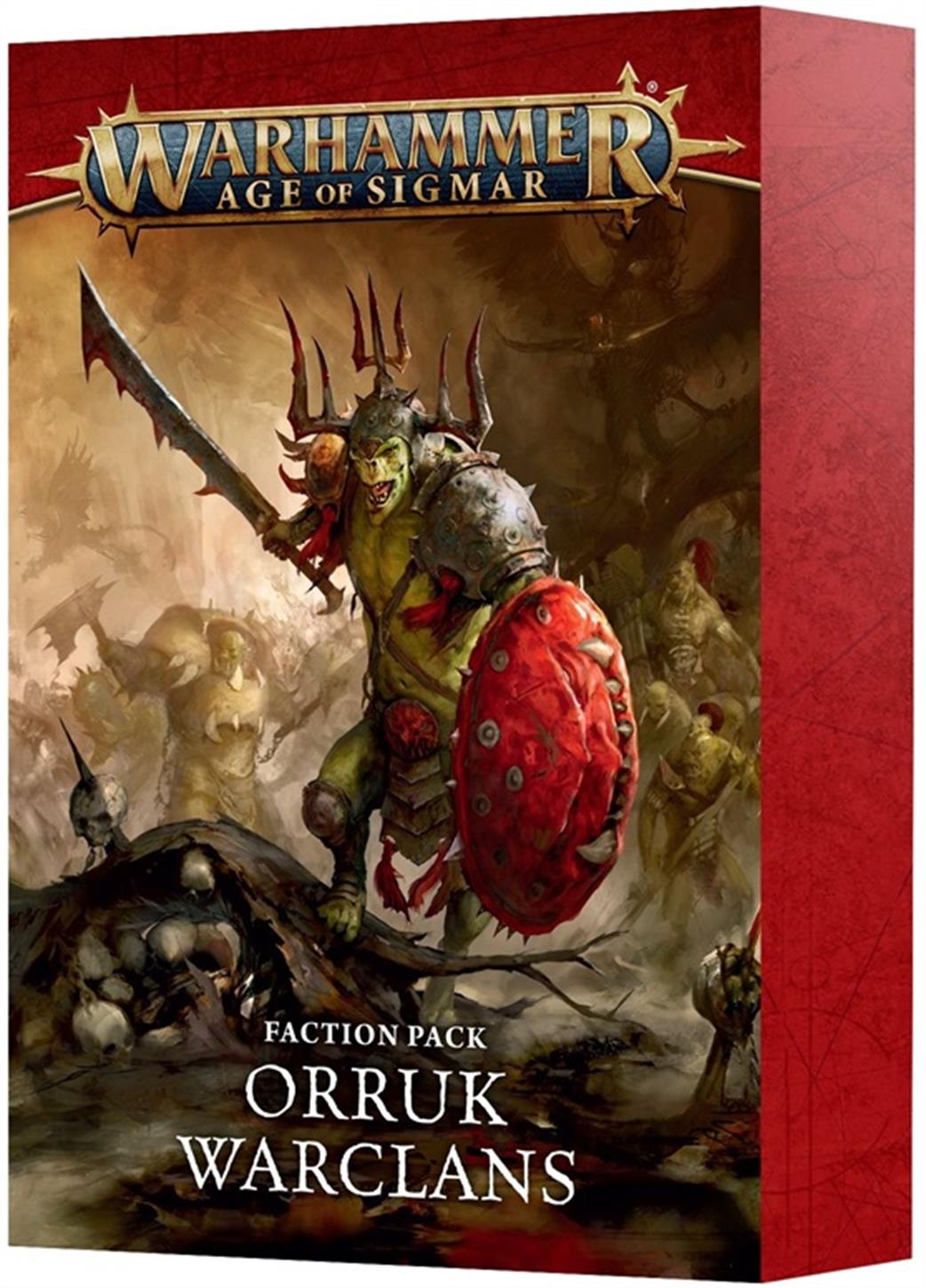 Games Workshop  74-10 AoS Faction Cards Orruk Warclans