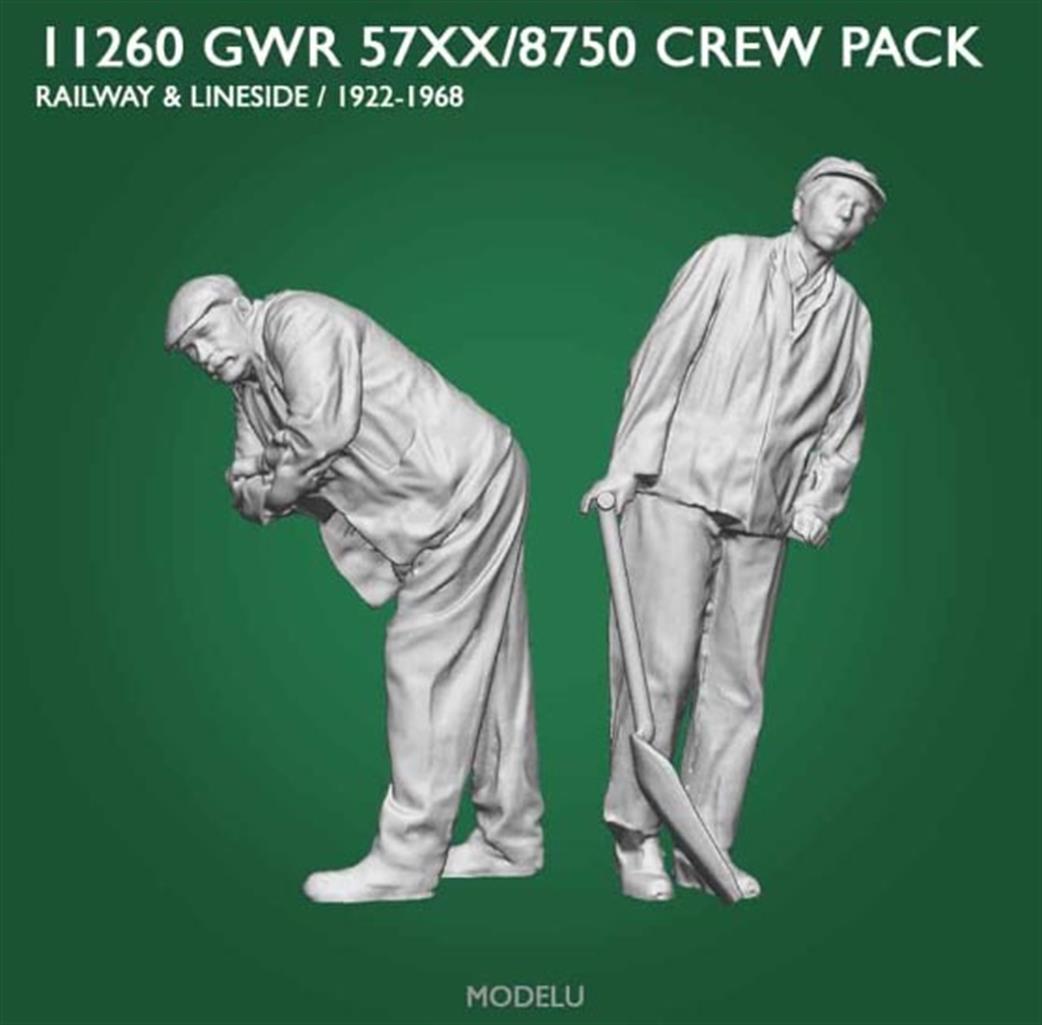 ModelU O Gauge 11260-043 GWR 57XX/8750 Pannier Locomotive Crew Pack