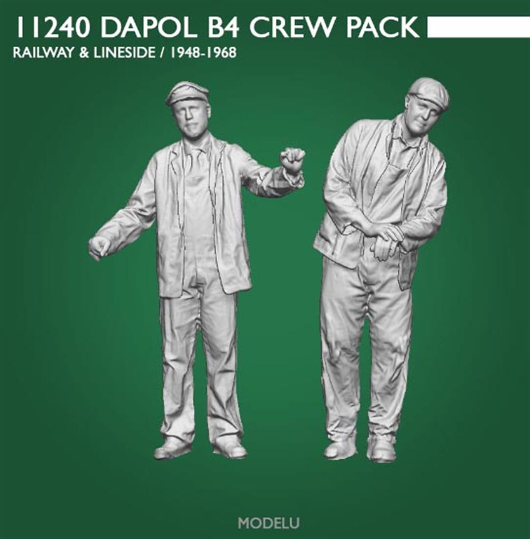 ModelU O Gauge 11240-043 Dapol B4 Locomotive Crew Pack