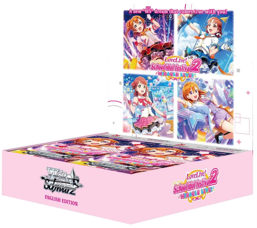 Bushiroad  WSESIFW109BP Weiss Schwarz: Love Live! School Idol Festival 2 Miracle Live! Booster