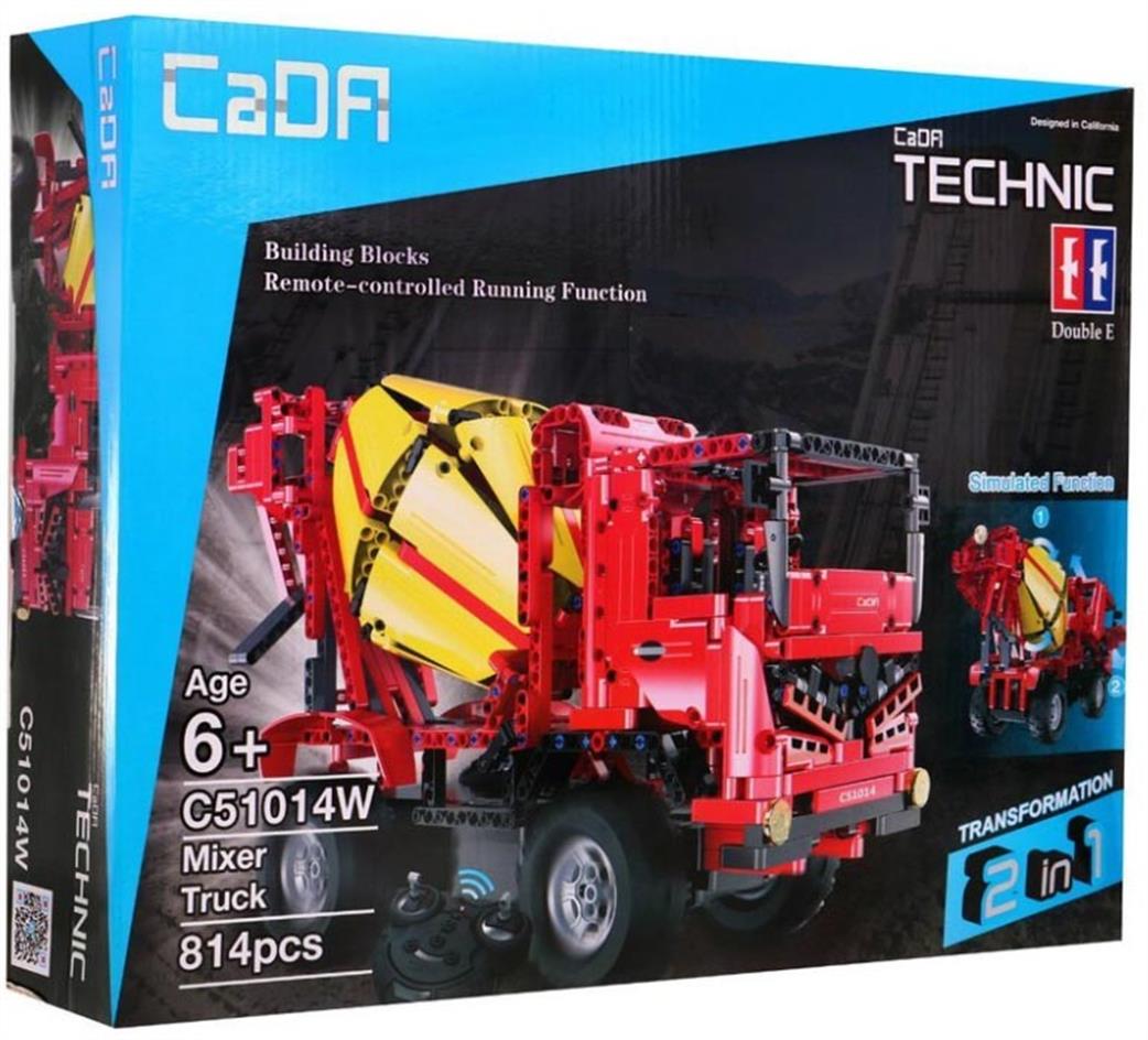 CaDa  C51014W RC Mixer Truck Brick Model 814pcs