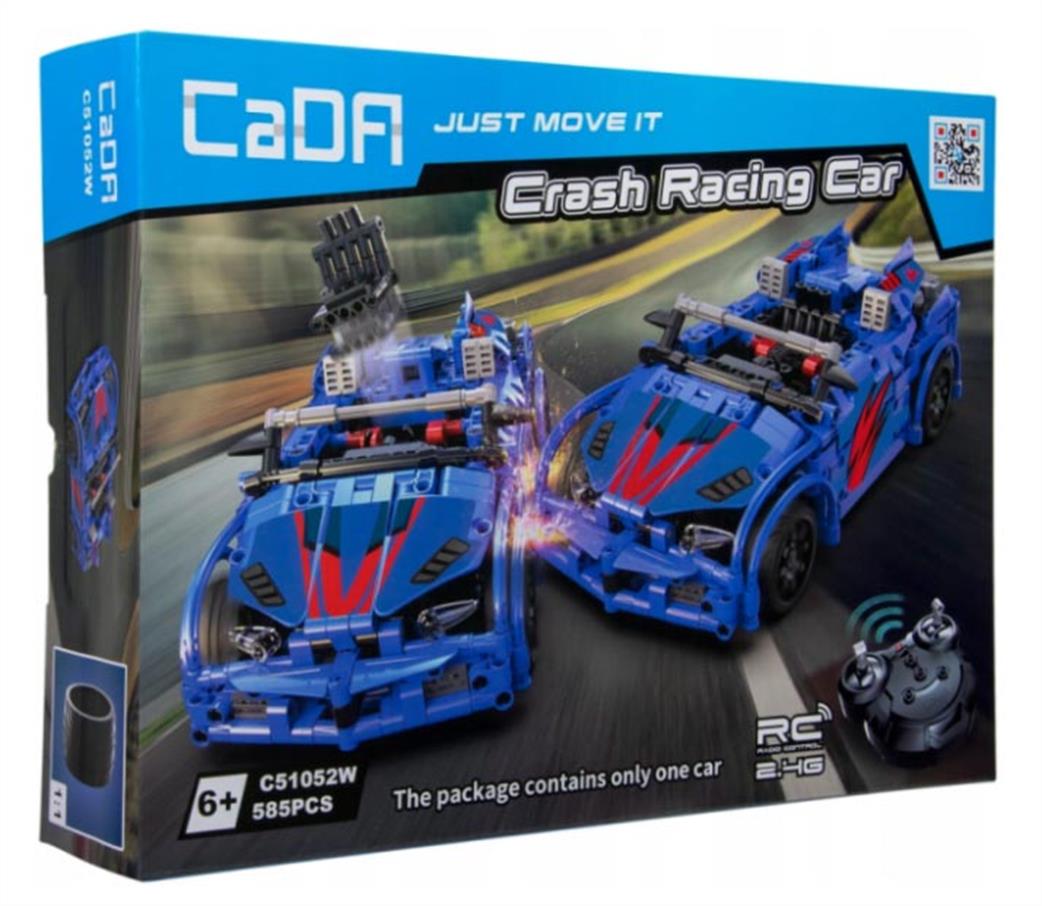 CaDa 1/14th C51052W RC Crash Racing Car Brick Model 585pcs