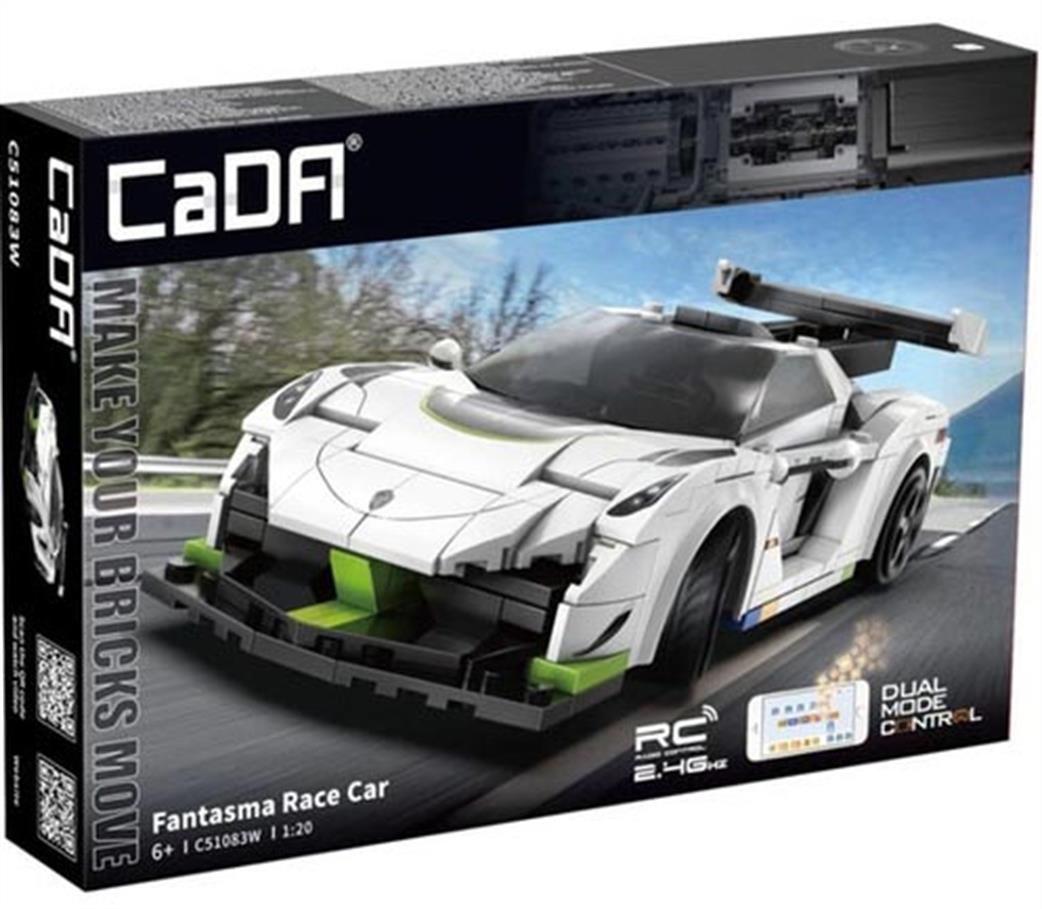 CaDa 1/20th C51083W RC Fantasma Race Car Brick Model 322pcs