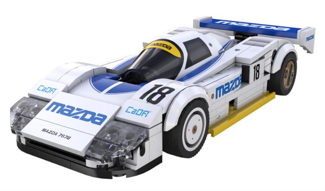 CaDa 1/24th C55029W Mazda 787B RaceCar Brick Model