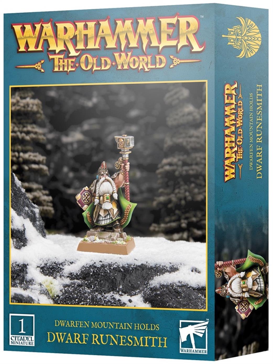 Games Workshop 28mm 10-06 Warhammer The Old World Dwarf Mountain Holds Dwarf Runesmith