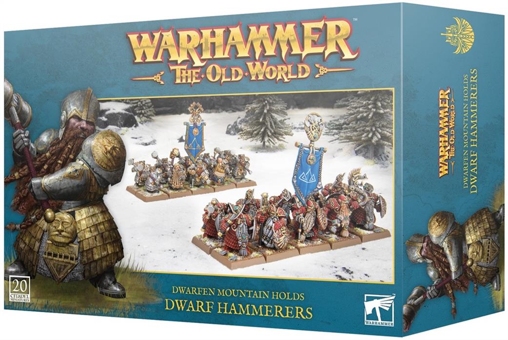 Games Workshop 28mm 10-10 Warhammer The Old World Dwarf Mountain Holds Dwarf Hammerers