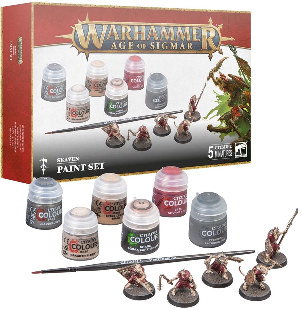 Games Workshop  60-09 Age of Sigmar Skaven + Paint Set