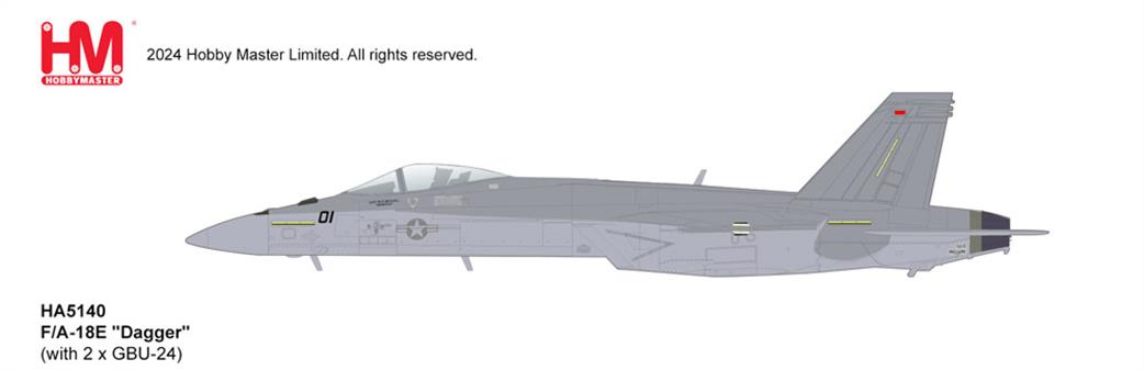 Hobby Master 1/72 HA5140 F/A-18E Dagger from the Film Top Gun Maverick