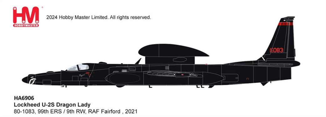 Hobby Master 1/72 HA6906 Lockheed U-2S Dragon Lady Fairford AB 2021