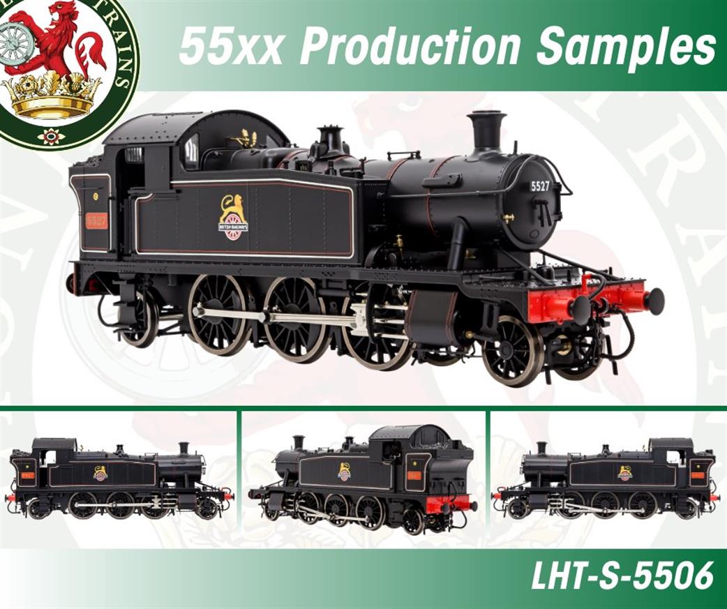Dapol Lionheart Trains O Gauge LHT-S-5506US GWR Unnumbered 4575 Class Slope Tank Small Pririe BR Lined Black Early Emblem DCC Sound