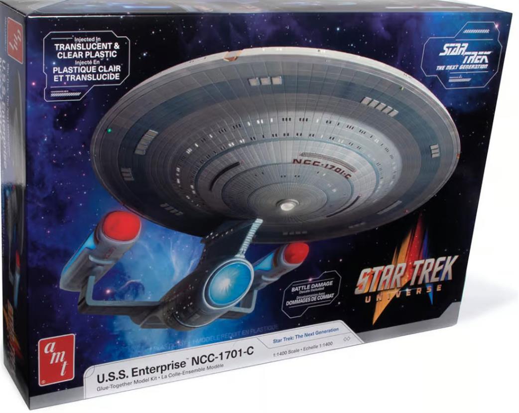 AMT/ERTL 1/400 AMT1332 Star Trek USS Enterprise NCC 1701 Refit Kit