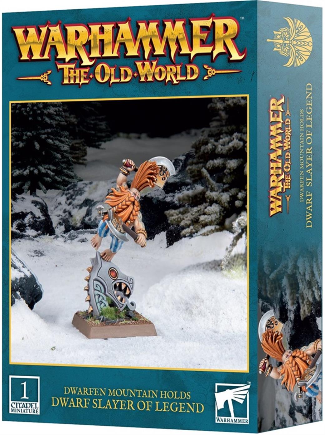 Games Workshop 28mm 10-15 Warhammer The Old World Dwarf Mountain Holds Slayer of Legend