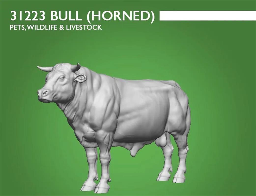 ModelU O Gauge 31223-043 Bull with Horns