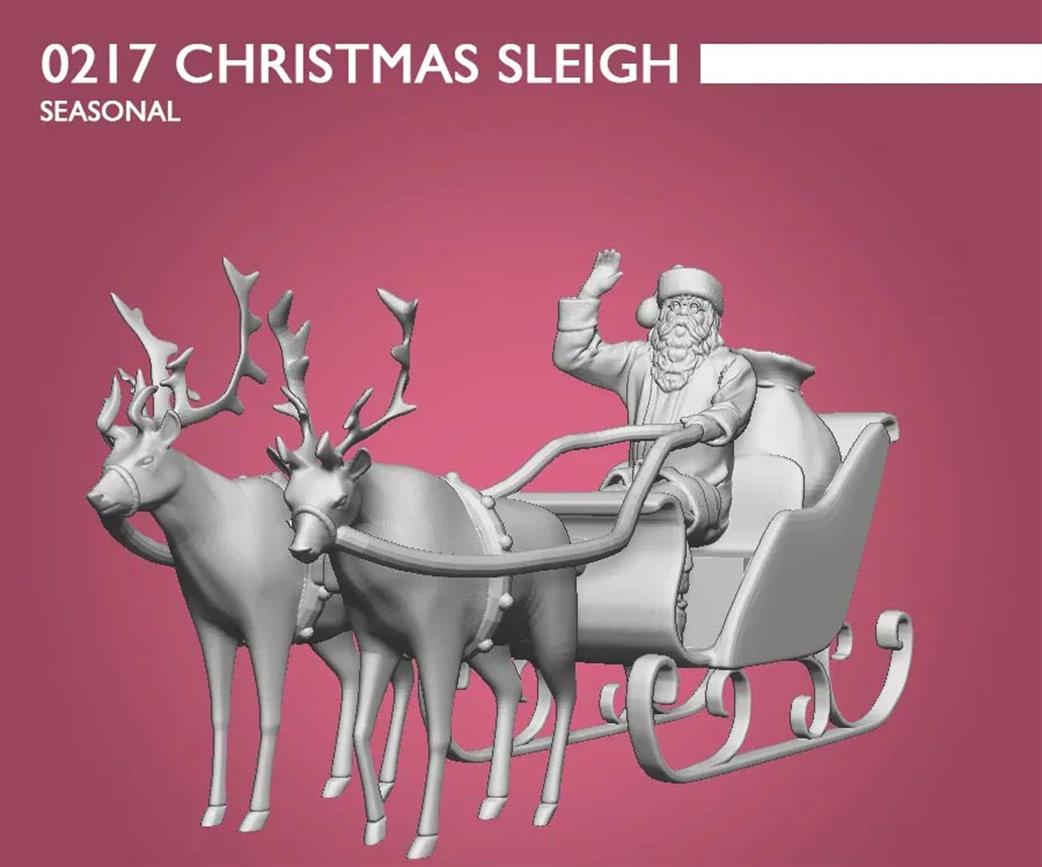 ModelU O Gauge 0217-043 Santa in his Sleigh