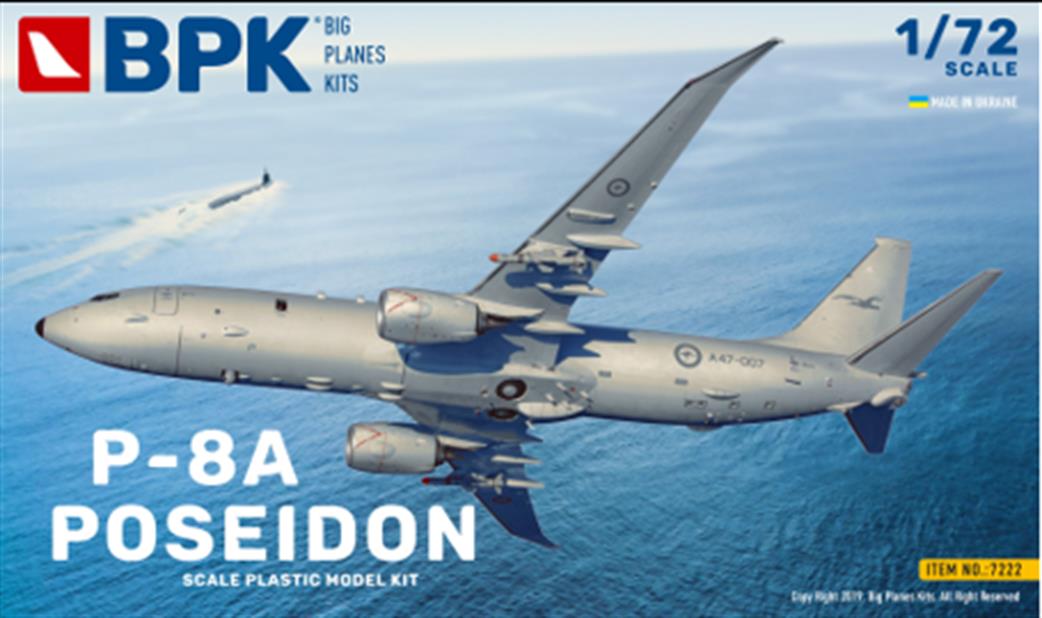 Big Plane Kits 1/72 BPK7225 Boeing E7 Wedgetail RAAF Service Aircraft Kit