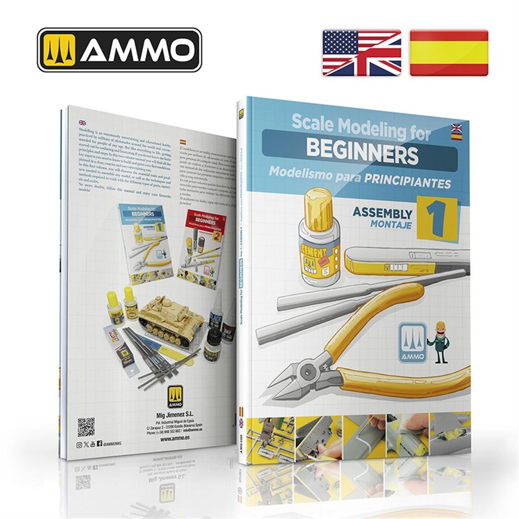 Ammo of Mig Jimenez A.MIG-6300 Scale Modeling for Beginners No 1 Book