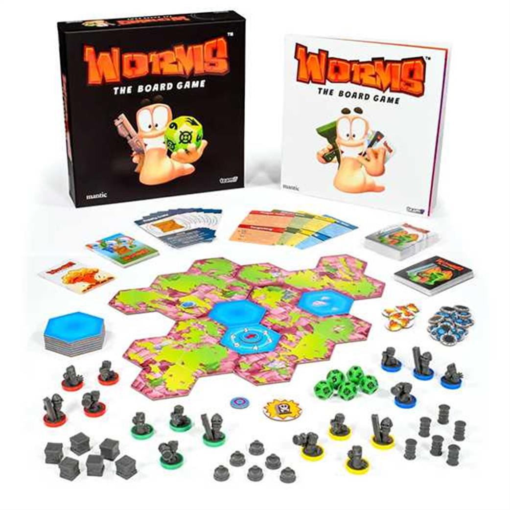 Mantic Games  MGWO101 Worms The Boardgame