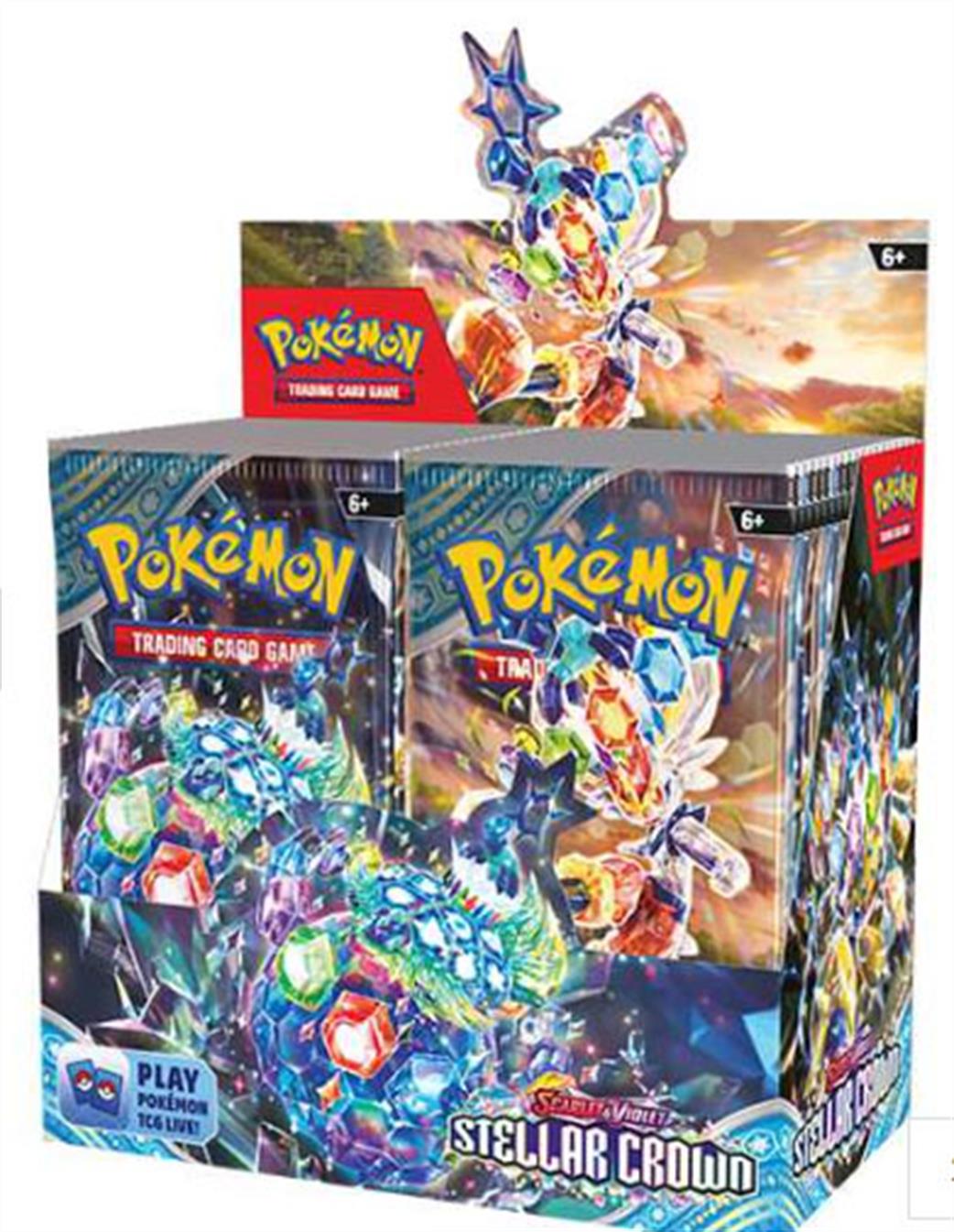 Nintendo  190-86897 Pokemon S&V Stellar Crown Booster Box (36 Packs)