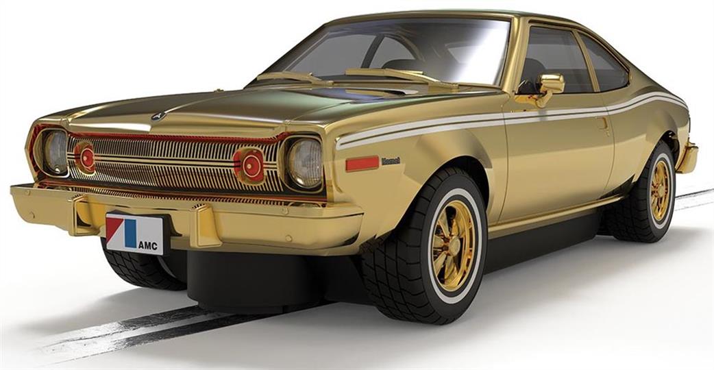 Scalextric 1/32 C4551A James Bond AMC Hornet The Man with the Golden Gun 50th Anniversary Gold Edition Slot Car Model