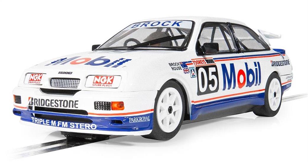 Scalextric 1/32 C4505 Ford Sierra RS500 Peter Brock Bathurst 1989 Slot Car Model