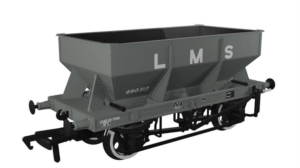 Rapido Trains OO 963001 LMS Iron Ore Hopper LMS (pre-36) No.690313