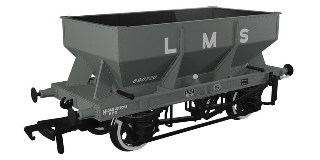 Rapido Trains OO 963002 LMS Iron Ore Hopper LMS (pre-36) No.690720