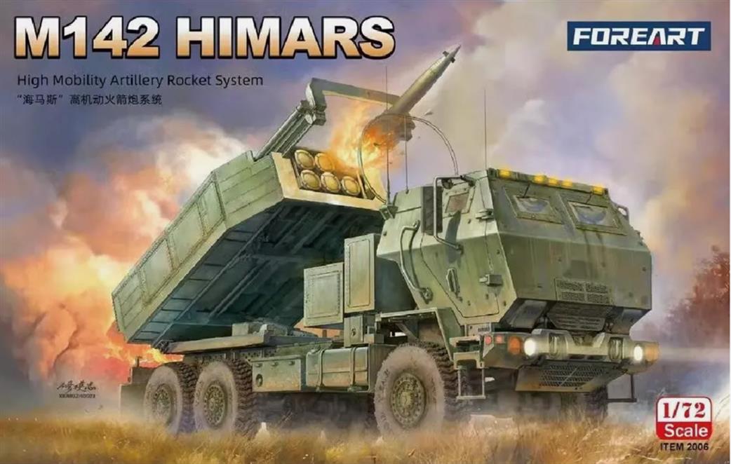 Fore Hobby 1/72 2006 M142 HIMARS High Mobility Artillery Rocket System Kit