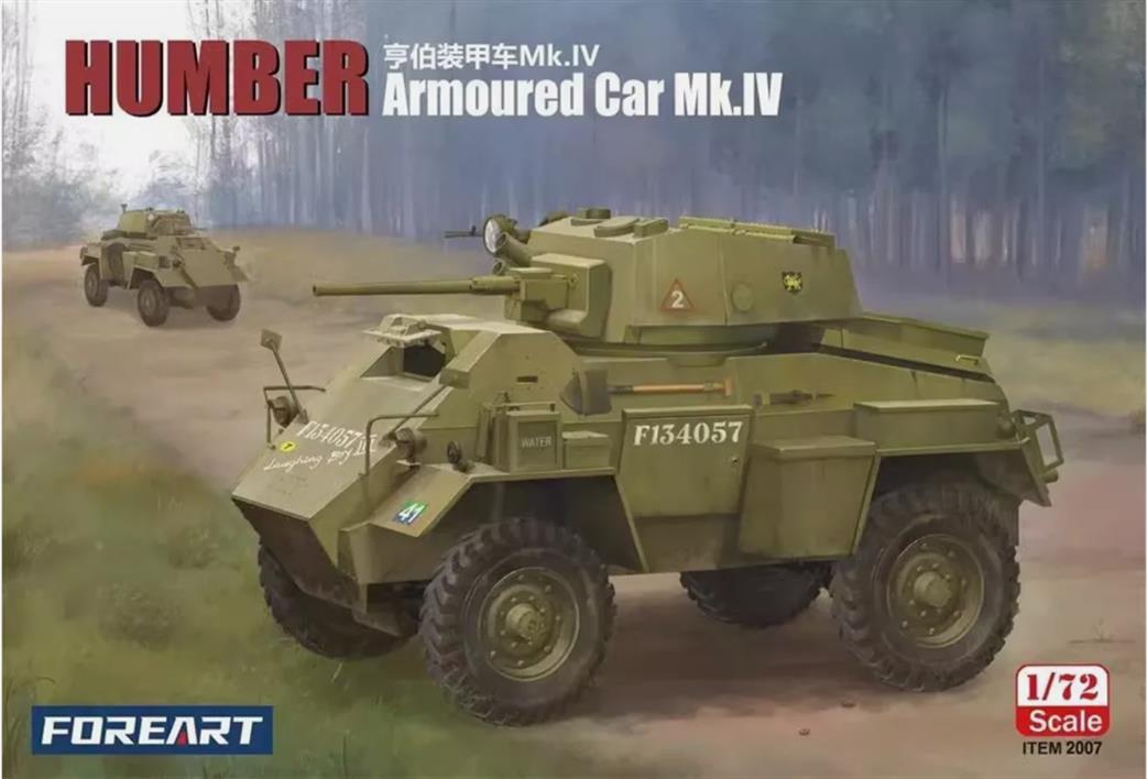 Fore Hobby 1/72 2007 Humber Armoured Car Mk.IV Kit