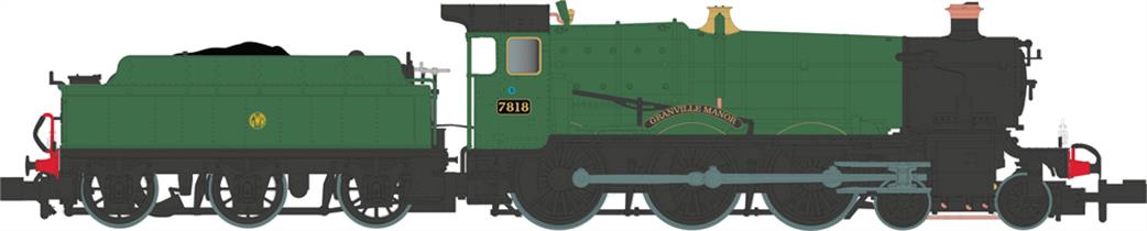 Dapol N 2S-001-005 Granville Manor 7818 4-6-0 Green Shirt Button