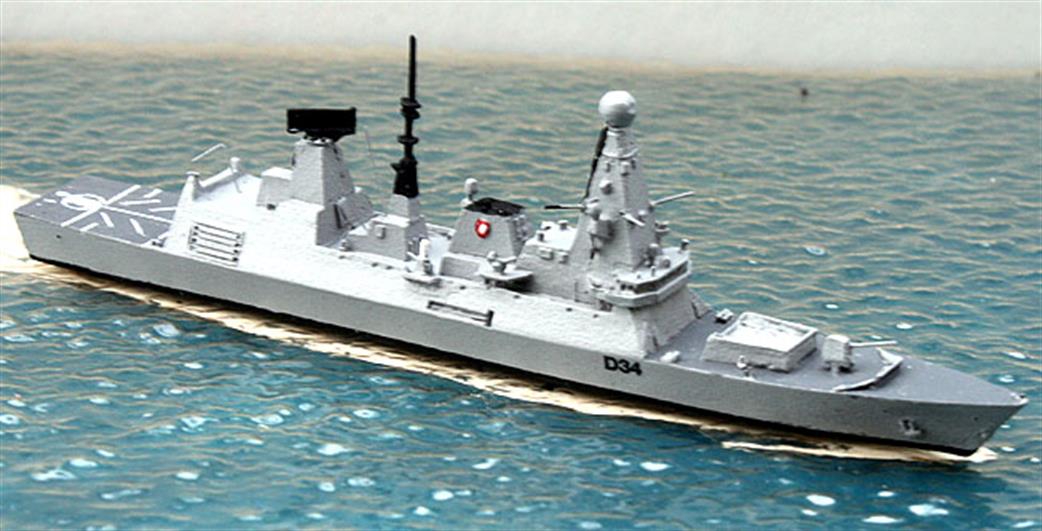 Albatros 1/1250 Alk306B-1 HMS Diamond D34 Type 45 RN Destroyer Waterline Model