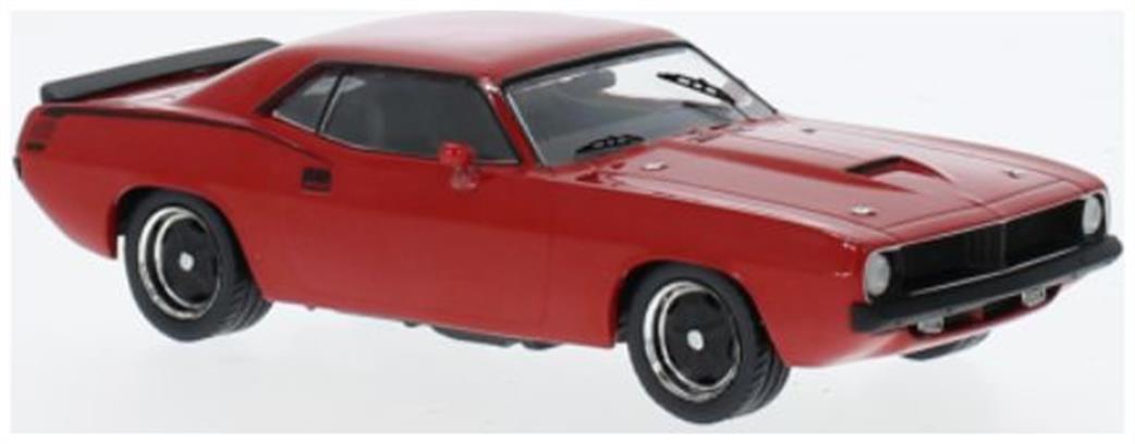 IXO 1/43 CLC592 Plymouth Barracuda Coupe Red Diecast Model