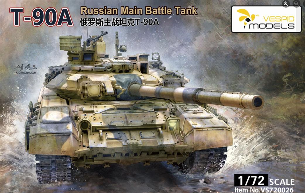 Vespid Models 1/72 VS720026 T90A Russian Main Battle Tank kit