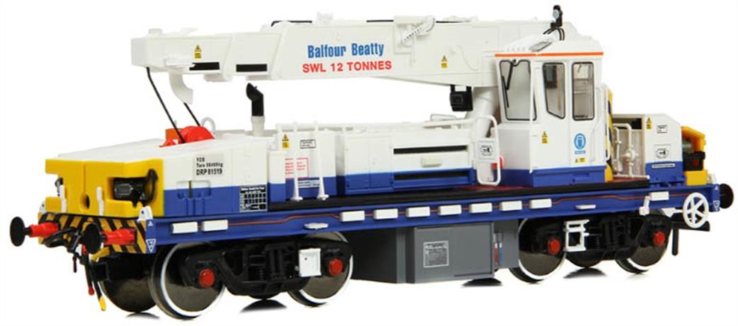 Bachmann EFE Rail OO E87050 Plasser 12T YOB Diesel-Hydraulic Crane DRP81519 Balfour Beatty