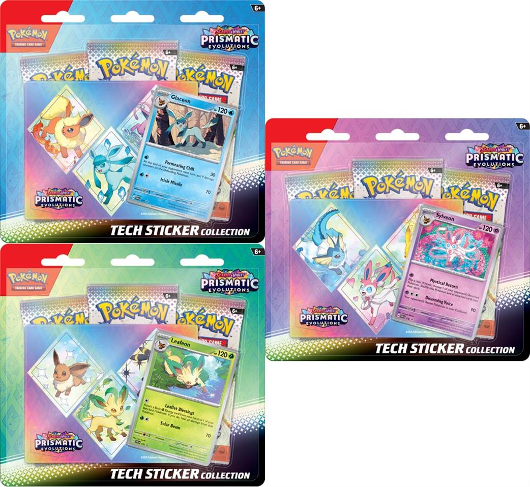 Nintendo  POK1010022101 Pokemon S&V Prismatic Evolutions Tech Sticker Collection