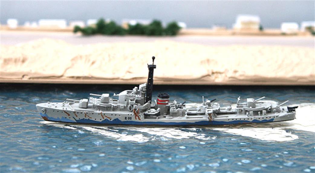 WDS 1/1250 WDS K-Liz 0044fT HMS Troubridge Destroyer 1944 camouflaged